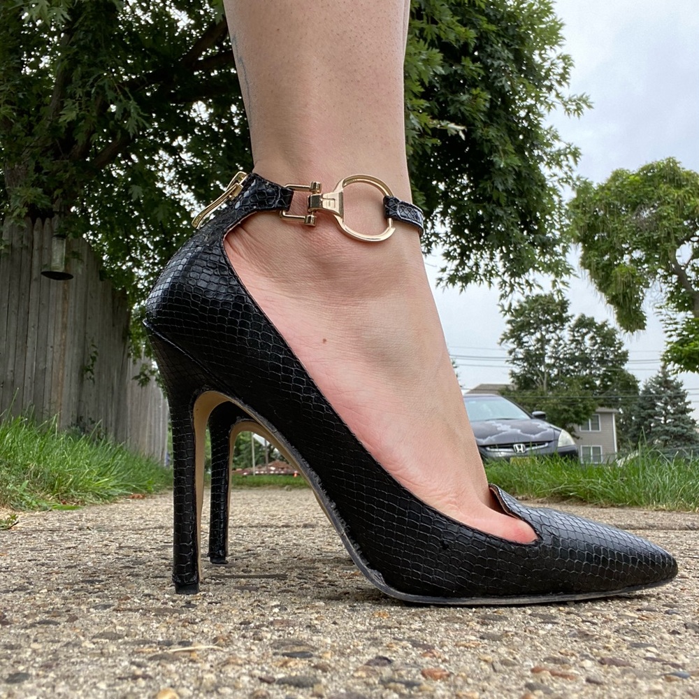 Jimmy Choo Ankle Strap Stiletto